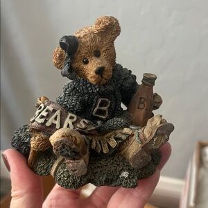 Boyd’s Bear Bear Figurine with Black and Brown Accents